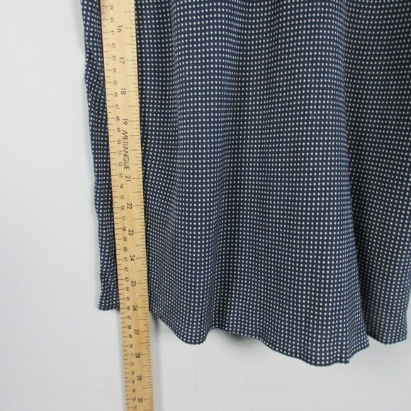 Avec Les Filles Women's Cami Top Camisole Lace Rayon Polka Dot Navy Blue M 74 - Picture 6 of 8